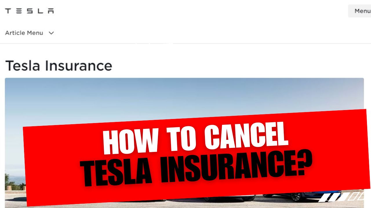 How To Cancel Tesla Insurance