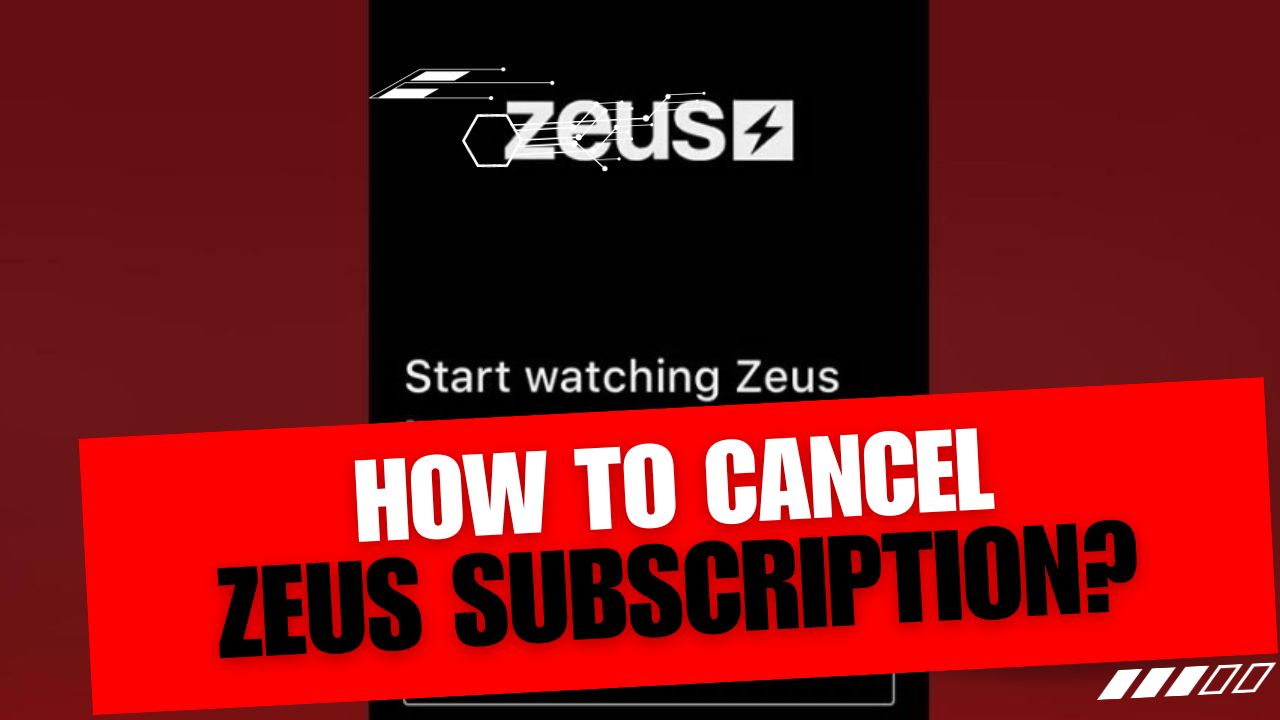 How To Cancel Zeus Subscription